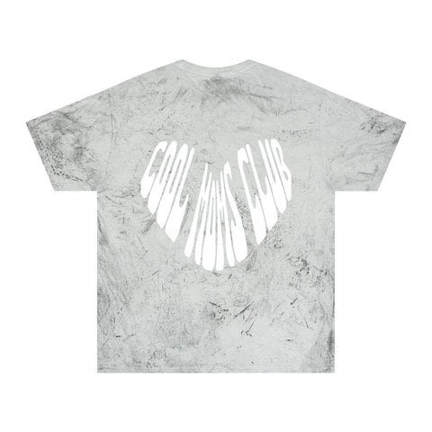 Cool Moms Club Basics Logo Front, Heart LOGO Back, Color Blast T-Shirt