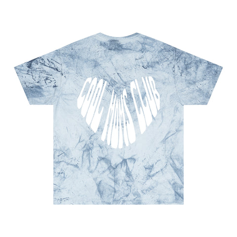 Cool Moms Club Basics Logo Front, Heart LOGO Back, Color Blast T-Shirt