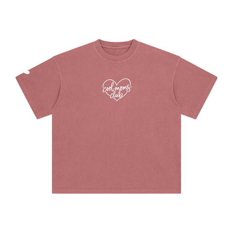 Cool Moms Club Vintage Tee Heart Logo