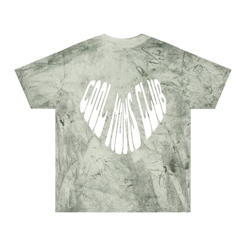 Cool Moms Club Basics Logo Front, Heart LOGO Back, Color Blast T-Shirt