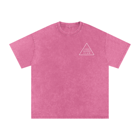 Cool Moms Club Snow Washed Tee OG Logo