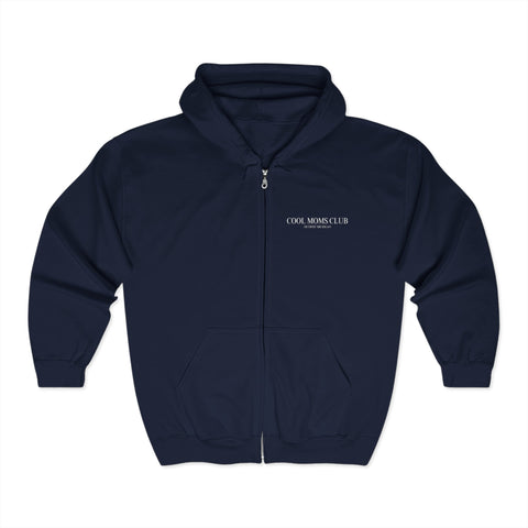 Cool Moms Club Zip-Up Hoodie