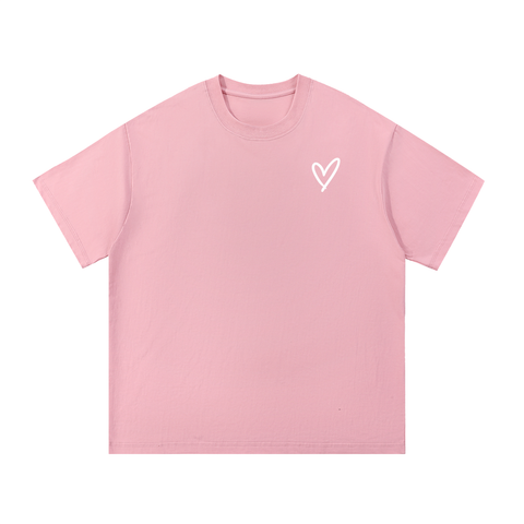 Cool Moms Club Tee Heart Logo on Back