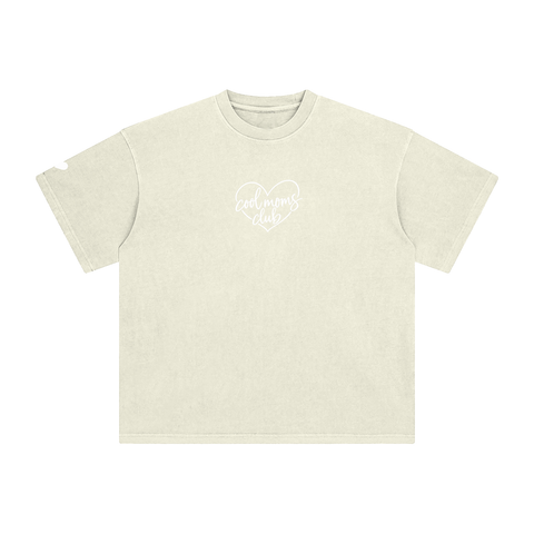 Cool Moms Club Vintage Tee Heart Logo