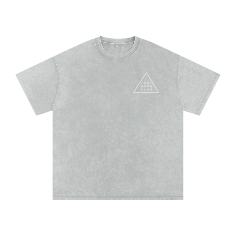 Cool Moms Club Snow Washed Tee OG Logo