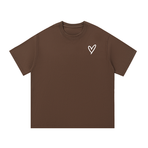 Cool Moms Club Tee Heart Logo on Back
