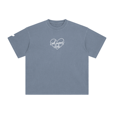 Cool Moms Club Vintage Tee Heart Logo