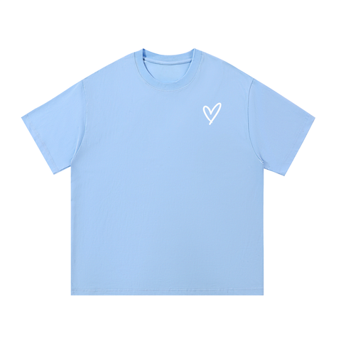 Cool Moms Club Tee Heart Logo on Back