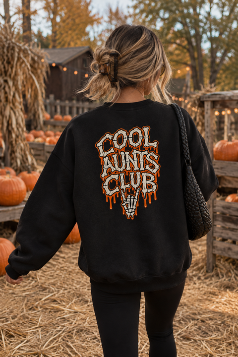 Spooky Cool AUNTS Club Crewneck