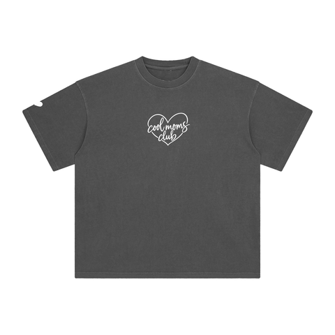Cool Moms Club Vintage Tee Heart Logo