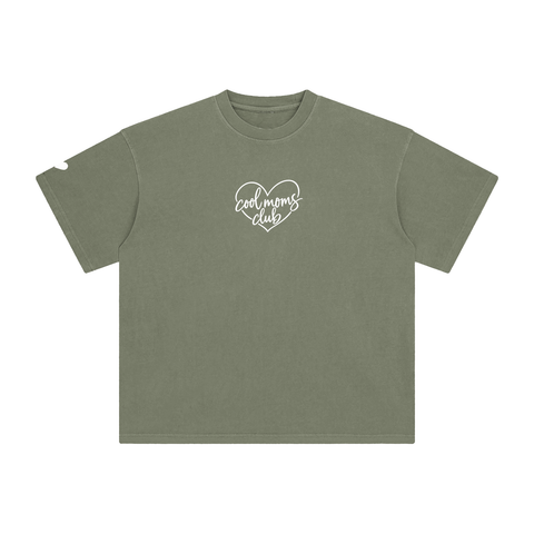 Cool Moms Club Vintage Tee Heart Logo