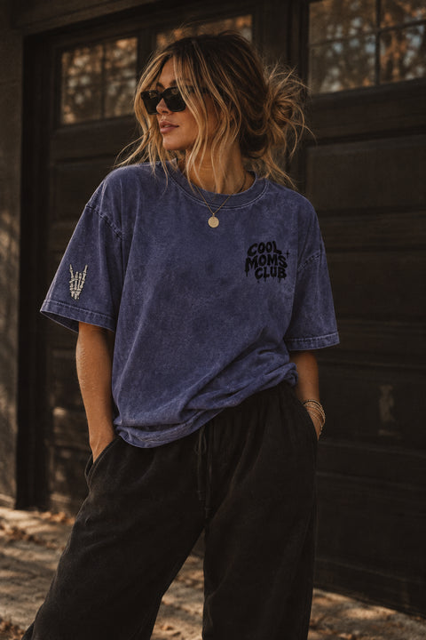 Spooky Washed Skull Tee