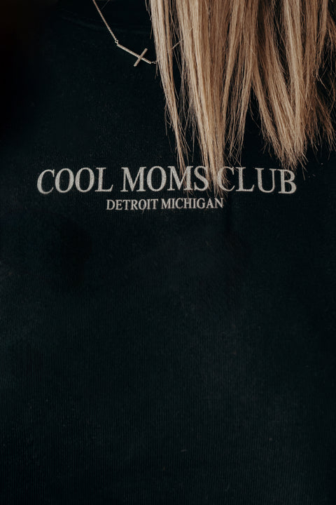 Cool Moms Club Cropped Fleece Pullover