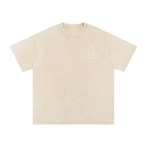 Cool Moms Club Snow Washed Tee OG Logo