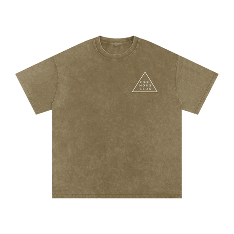 Cool Moms Club Snow Washed Tee OG Logo